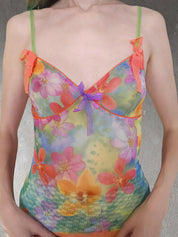 Sweet Spice Girl Bow Tie Cami Top