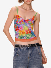 Sweet Spice Girl Bow Tie Cami Top