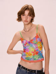 Sweet Spice Girl Bow Tie Cami Top