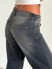 Casual Wash Boyfriend Jeans