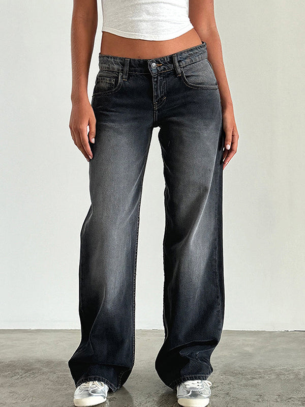 Casual Wash Boyfriend Jeans