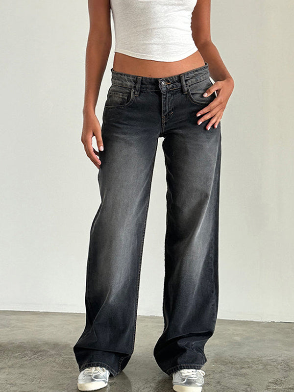 Casual Wash Boyfriend Jeans