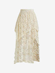 Boho Irregular Maxi Skirt