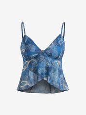 Bohemian Folk Style Cami Top