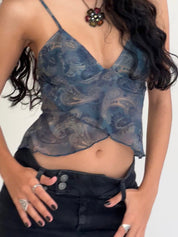 Bohemian Folk Style Cami Top