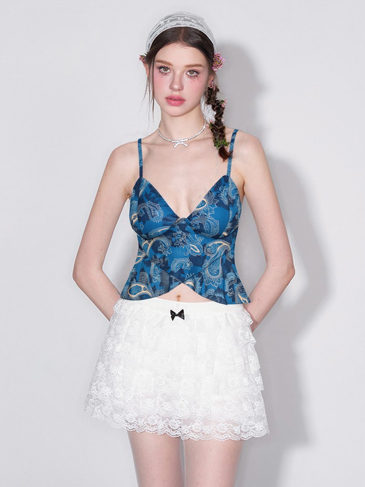 Bohemian Folk Style Cami Top