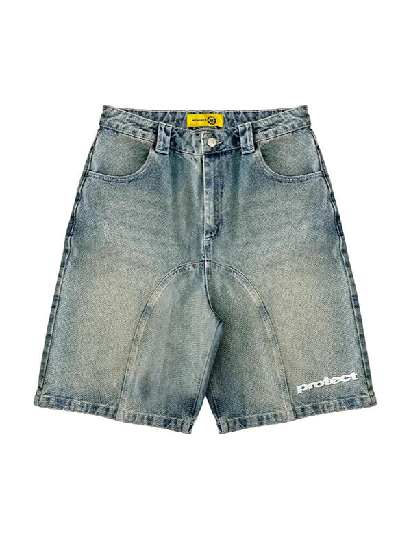 Retro Casual Denim Shorts