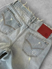 Washed Aged Boyfriend Jeans
