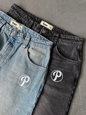 Vintage Embroidery Boyfriend Jeans