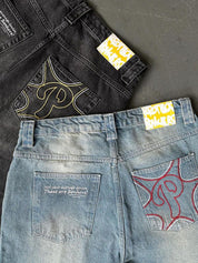 Vintage Embroidery Boyfriend Jeans