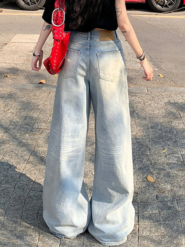 Washed Spice Loose Boyfriend Jeans