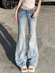 Vintage Personality Flare Jeans