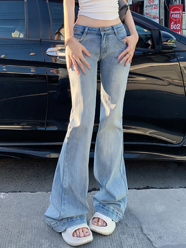 Vintage Personality Flare Jeans