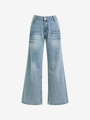 Skinny Versatile Wide Leg Boyfriend Jeans