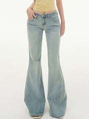 Personalised Slimming Flare Jeans