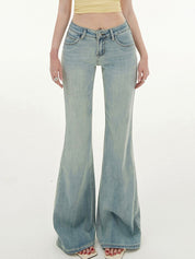 Personalised Slimming Flare Jeans