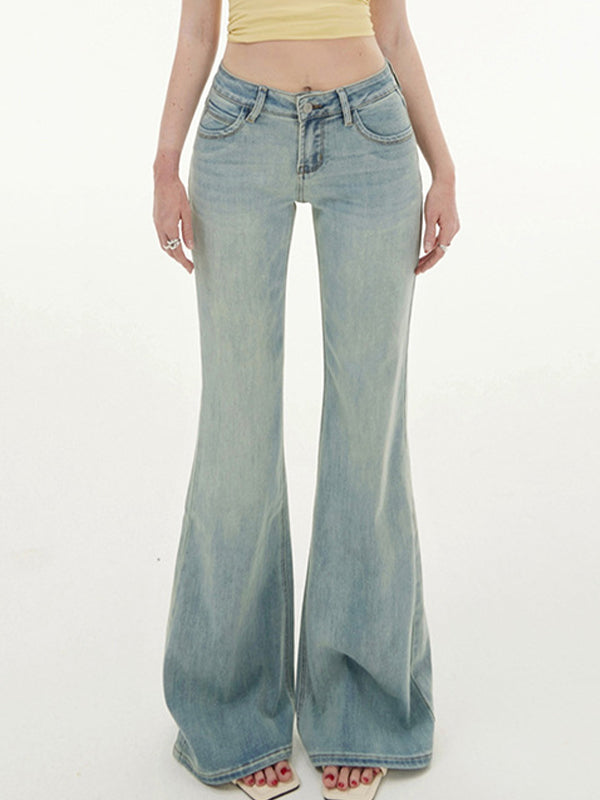 Personalised Slimming Flare Jeans