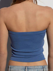 Bow Print Bandeau Top