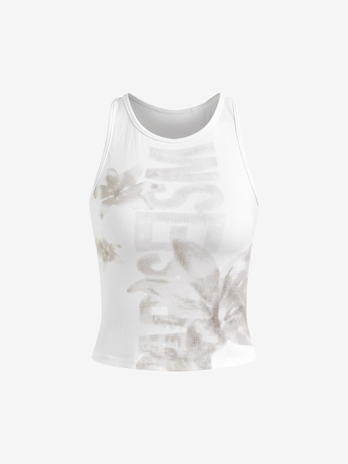 Sweet Cool White Halter Vest
