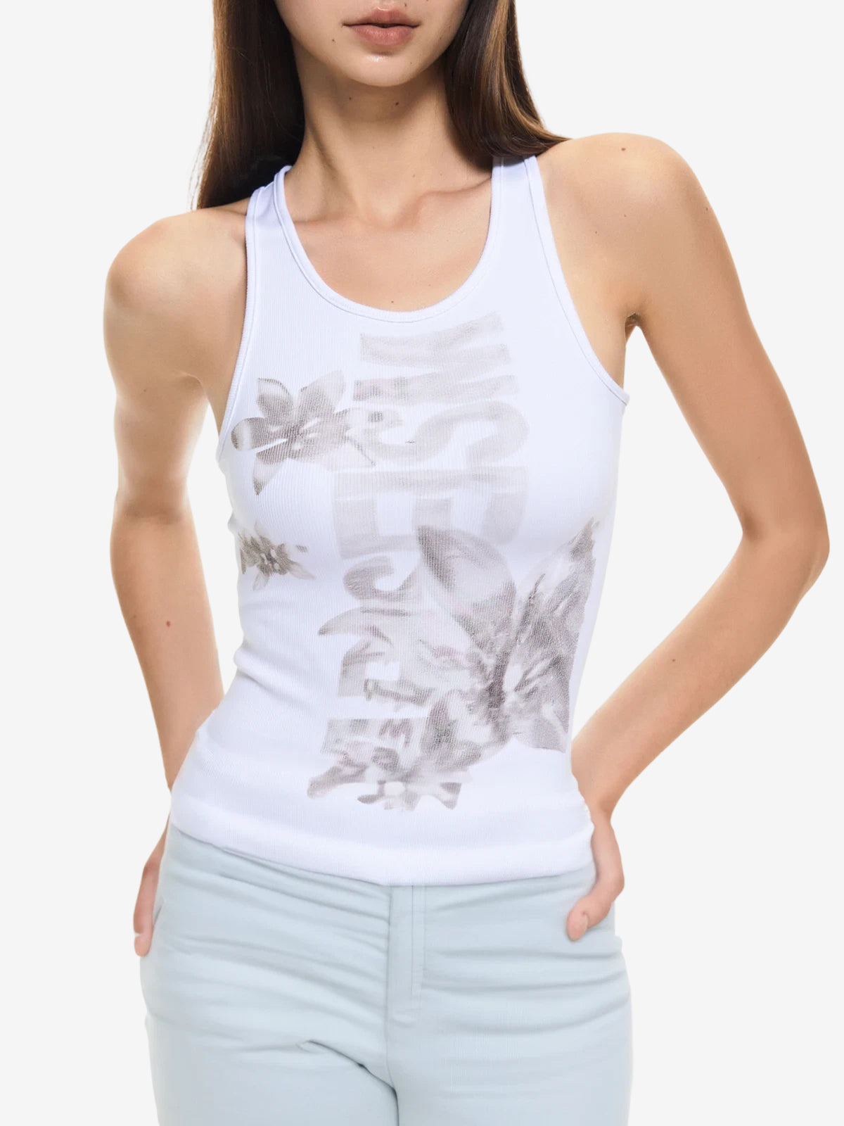 Sweet Cool White Halter Vest