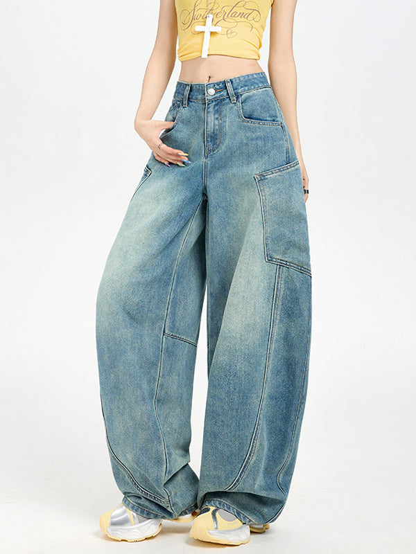 Vintage Silhouette Cargo Jeans