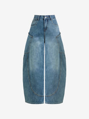 Vintage Silhouette Cargo Jeans