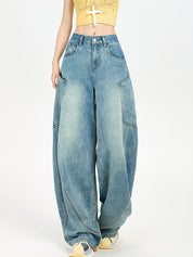 Vintage Silhouette Cargo Jeans