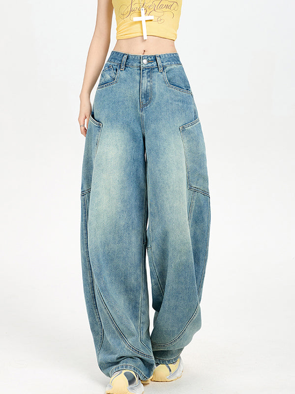 Vintage Silhouette Cargo Jeans