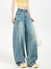 Vintage Silhouette Cargo Jeans