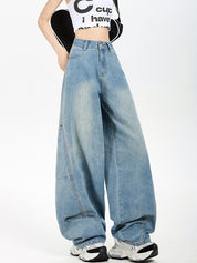 Loose Silhouette Boyfriend Jeans