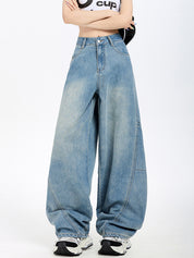 Loose Silhouette Boyfriend Jeans