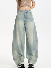 Loose Silhouette Boyfriend Jeans