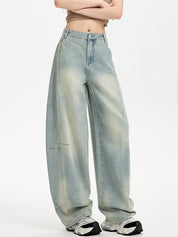 Loose Silhouette Boyfriend Jeans