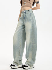Loose Silhouette Boyfriend Jeans