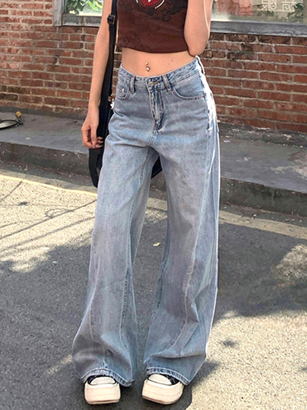 Side Seam Design Boyfriend Jeans