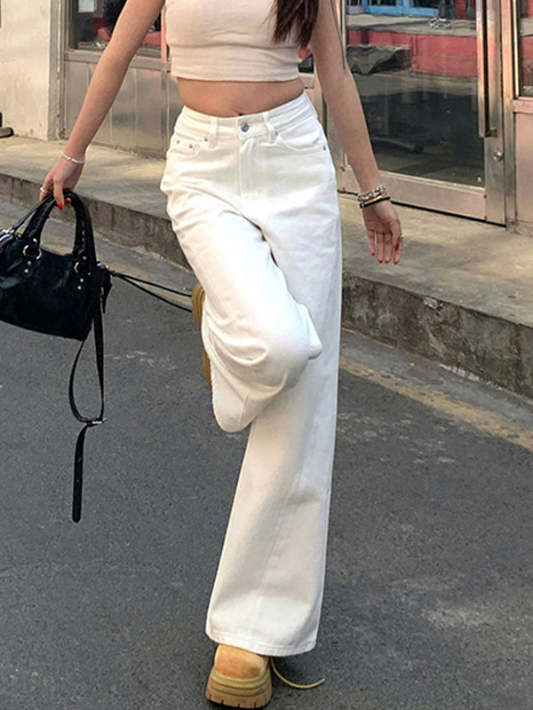 Side Seam Design Boyfriend Jeans