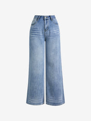Wash Crease Boyfriend Jeans