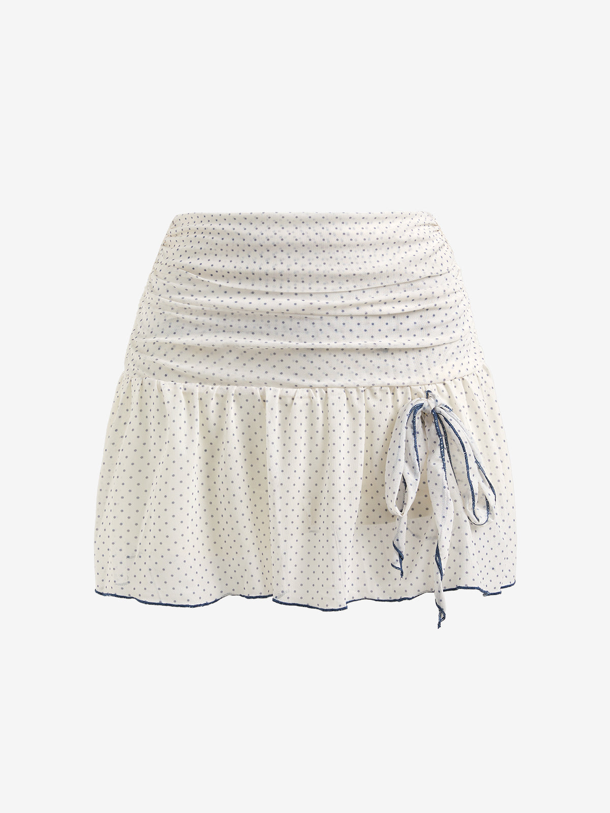Vintage Sweet Polka Dots Mini Skirt