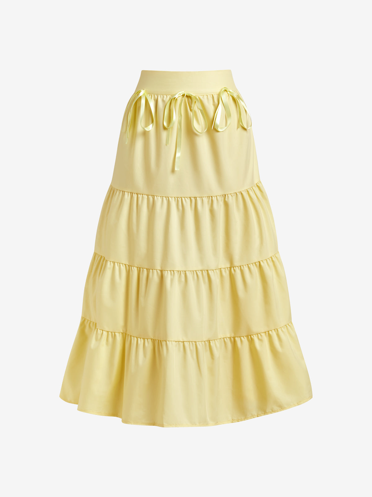 Resort Style Bow Tie Maxi Skirt