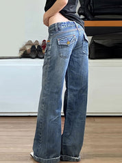 Retro Spice Girl Style Boyfriend Jeans