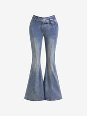 Temperament Commuter V Crossover Flare Jeans