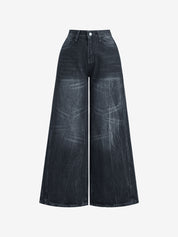 Black Washed Boyfriend Jeans