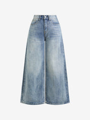 Old-Fashioned Washed Boyfriend Jeans