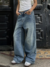 American Vintage Washed Boyfriend Jeans