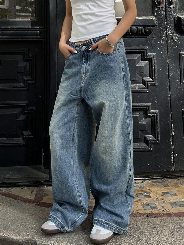 American Vintage Washed Boyfriend Jeans