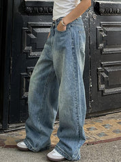 American Vintage Washed Boyfriend Jeans