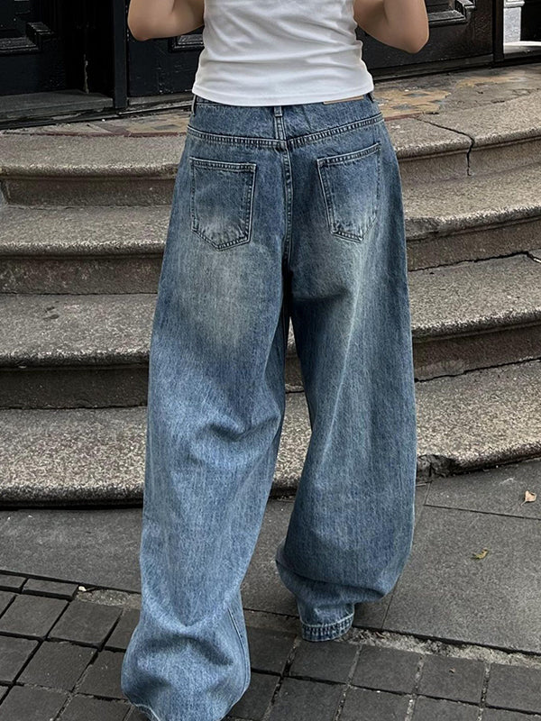 American Vintage Washed Boyfriend Jeans