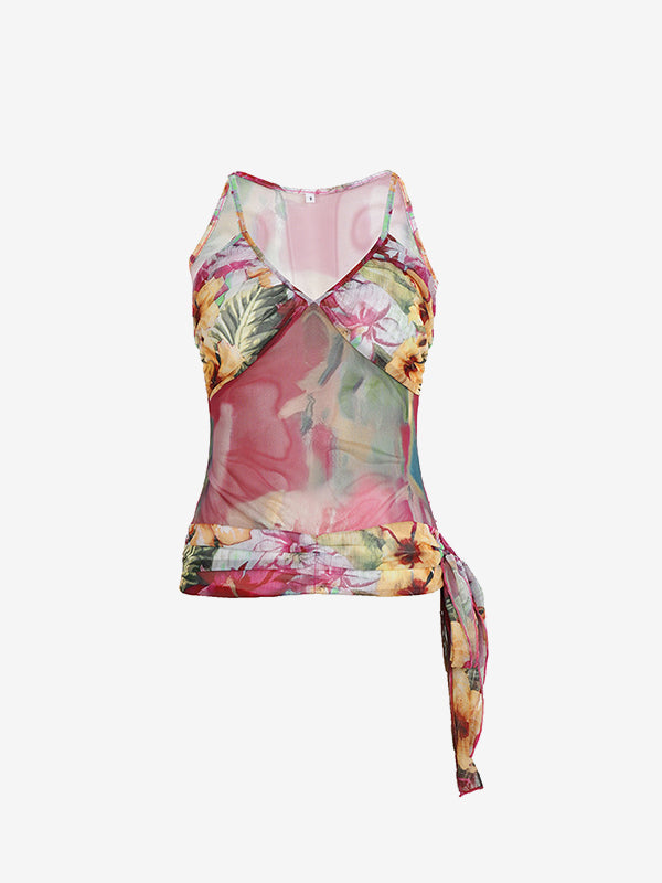 Colourful Abstract Prints Cami Top