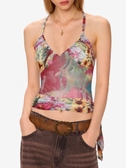 Colourful Abstract Prints Cami Top