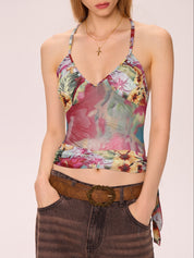 Colourful Abstract Prints Cami Top